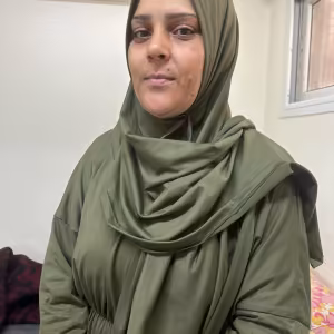 Nabilah Miqdad. Photo: Olfat al-Kurd, B'Tselem, 26 Feb. 2024.